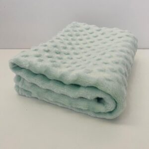 Manta para Bebe Pipoquinha Menina Menino Unissex Fleece Premium Verde Bolha 1m x 80cm